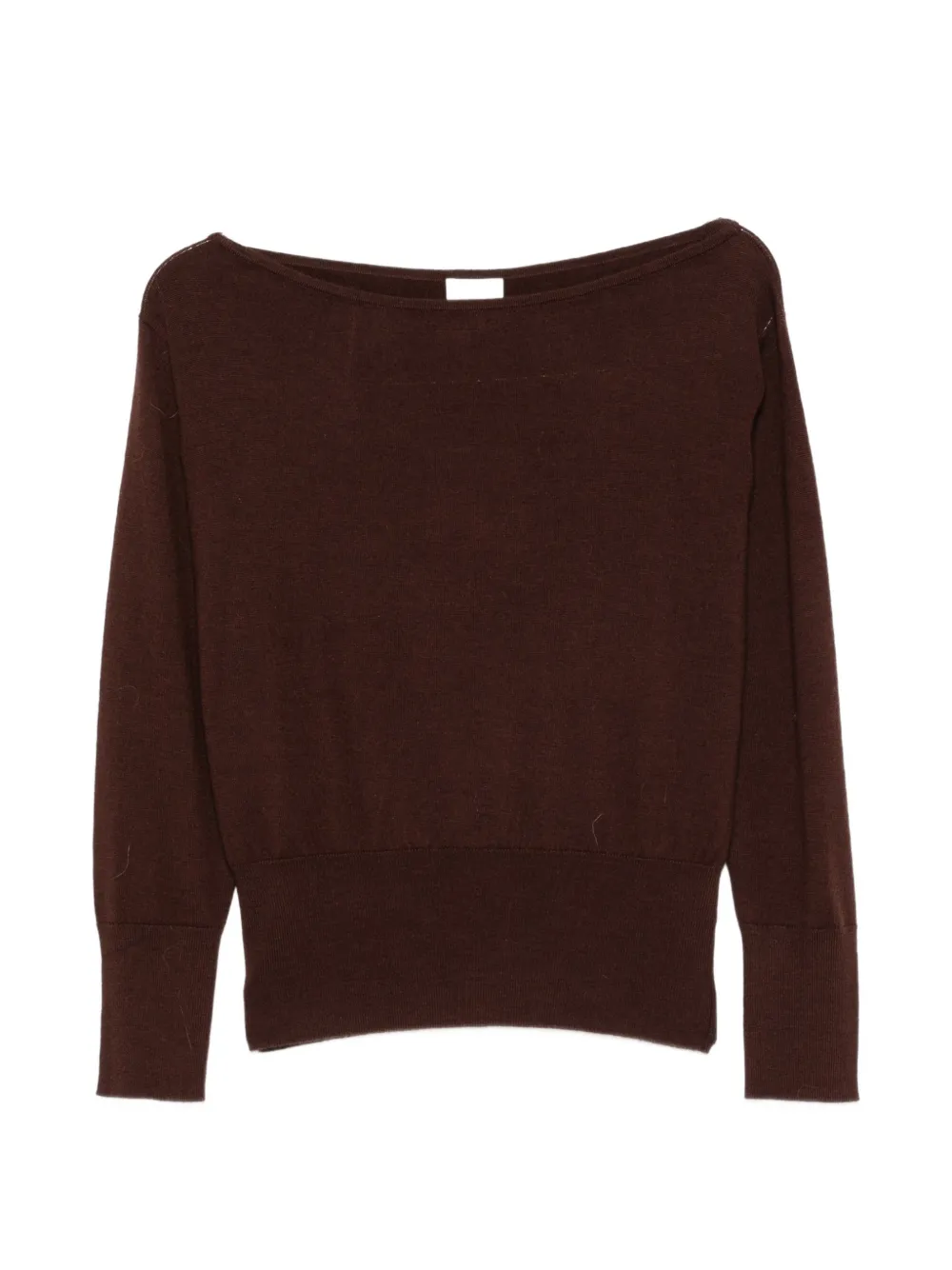 Calvin Klein boat-neck sweater Bruin
