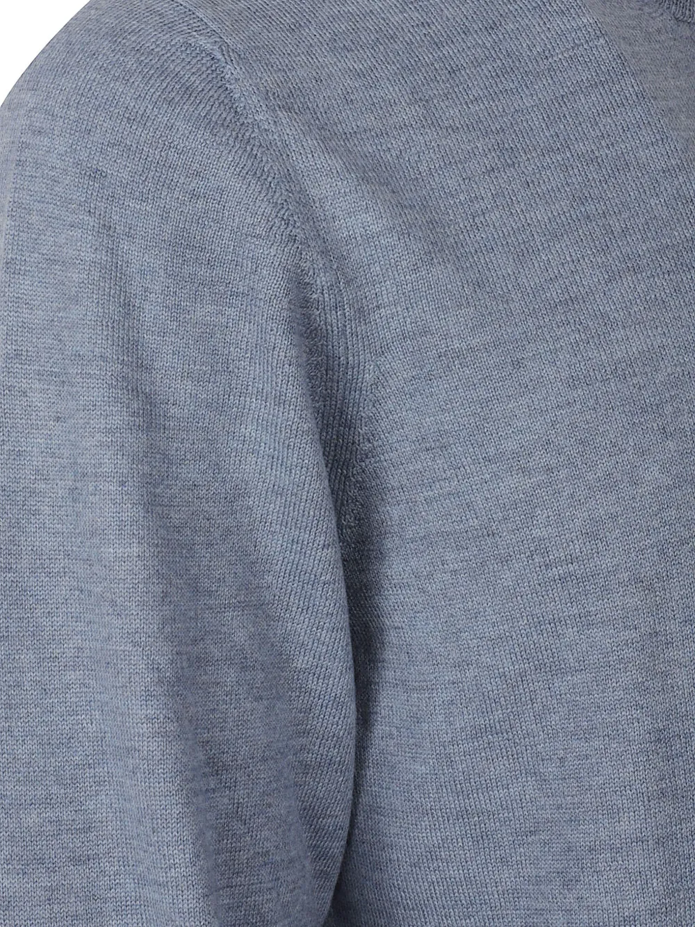 Tagliatore crew-neck wool sweater Blauw