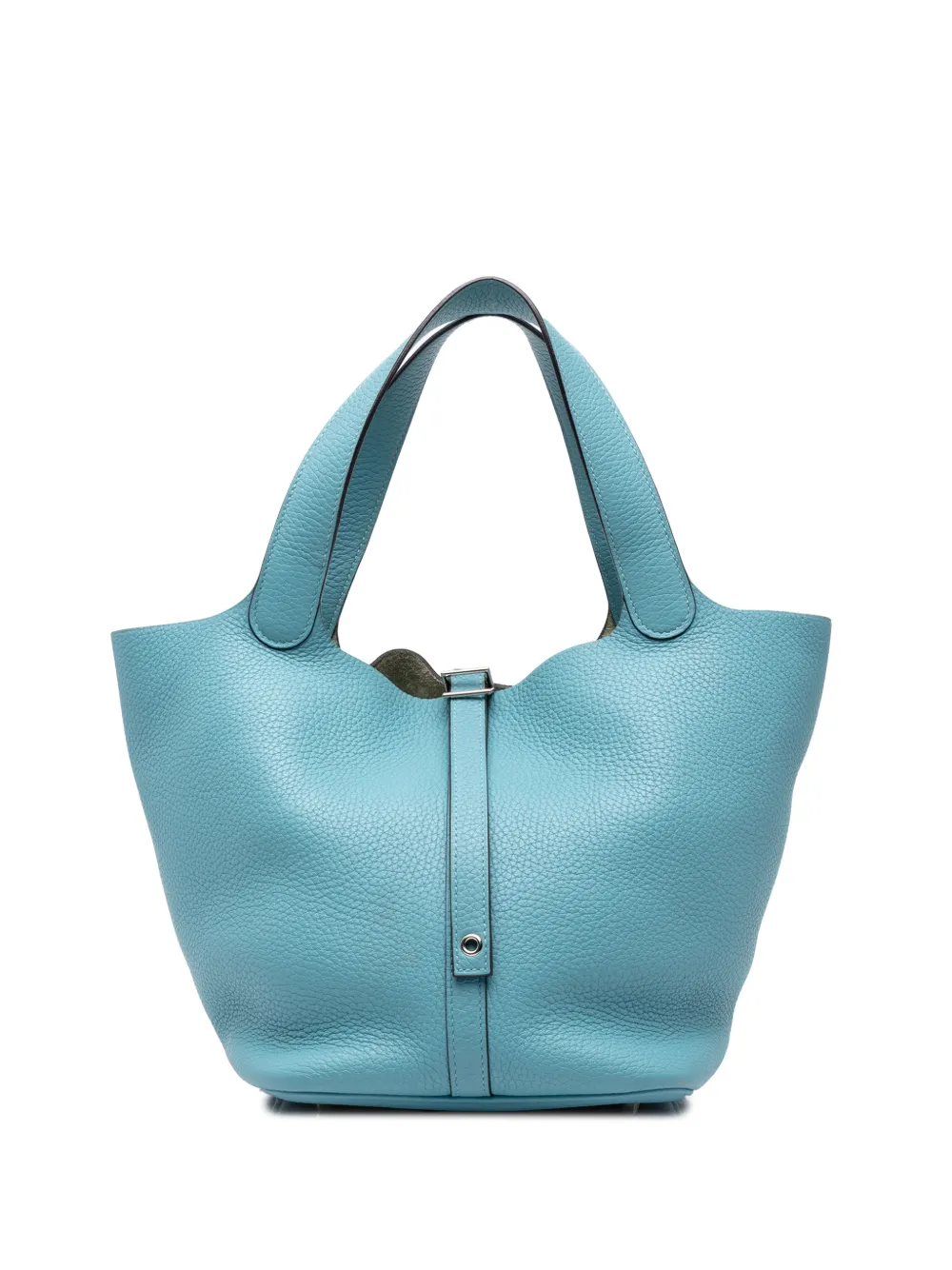 Hermès Pre-Owned 2016 Clemence Picotin Lock 18 handbag - Blau