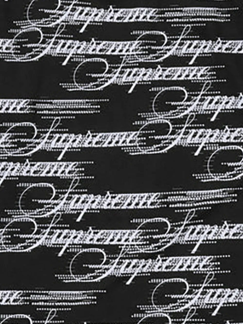Supreme Script-print T-shirt Zwart
