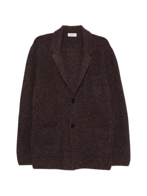 Agnona ribbed-knit notched-lapel cardigan