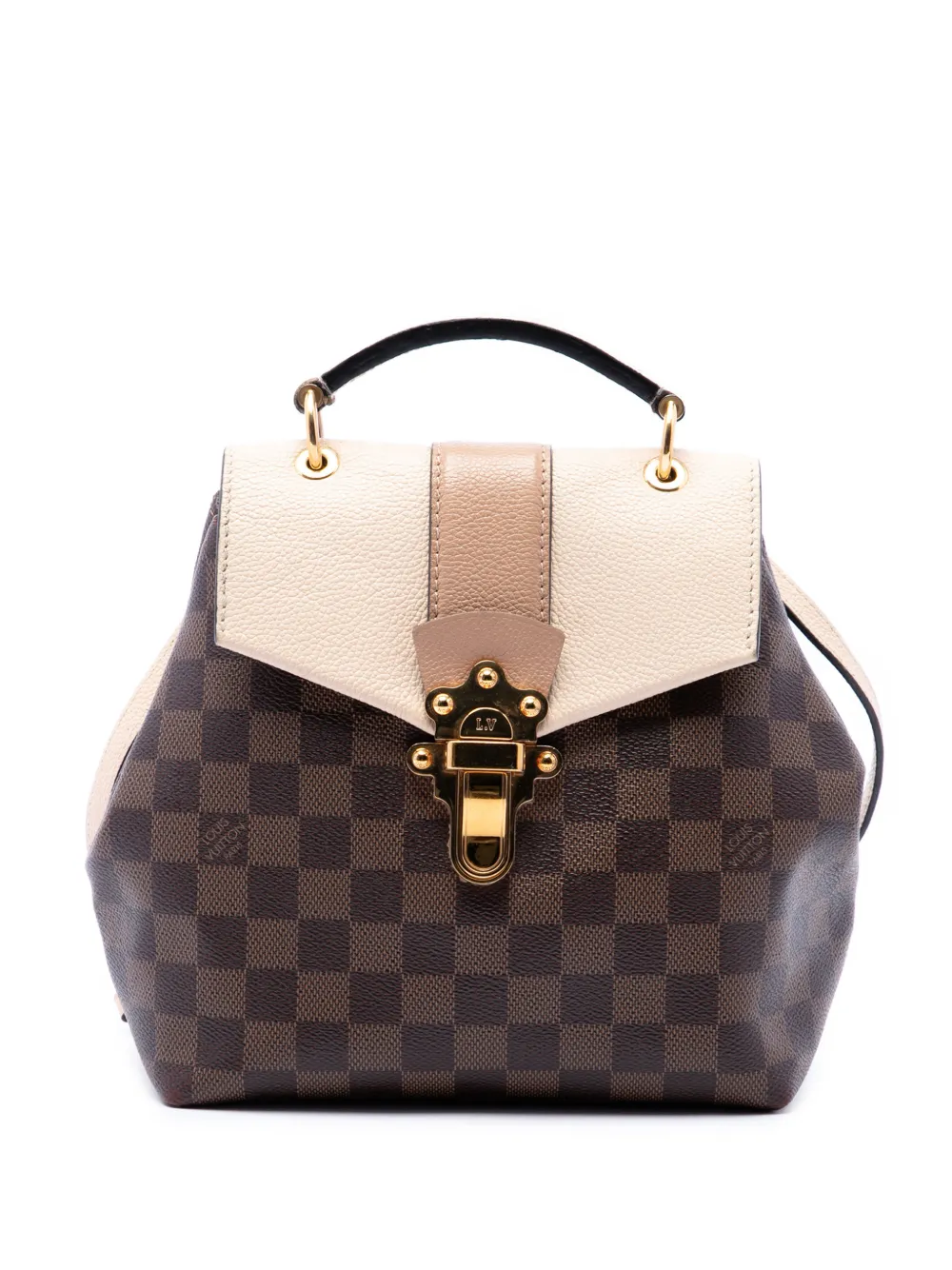 Louis Vuitton Pre-Owned 2018 Damier Ebene Clapton backpack - Marrone