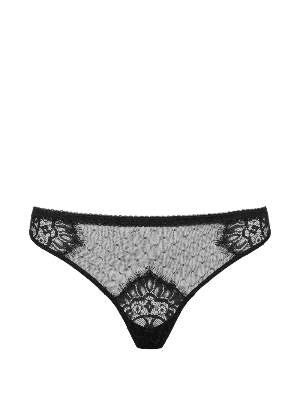 SCANDALE floral-pattern briefs - Schwarz