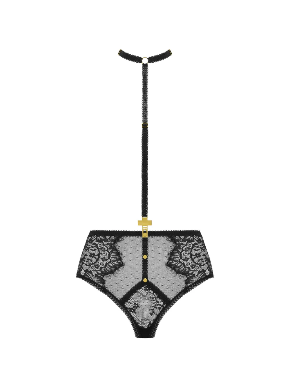 SCANDALE harness briefs - Schwarz