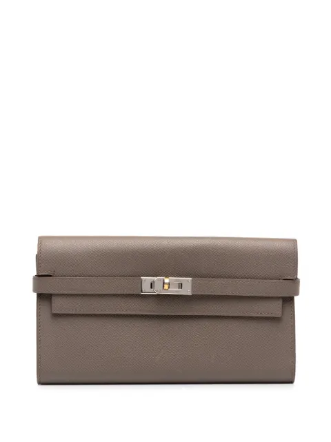 Hermès Pre-Owned 2019 Epsom Kelly Wallet long wallets