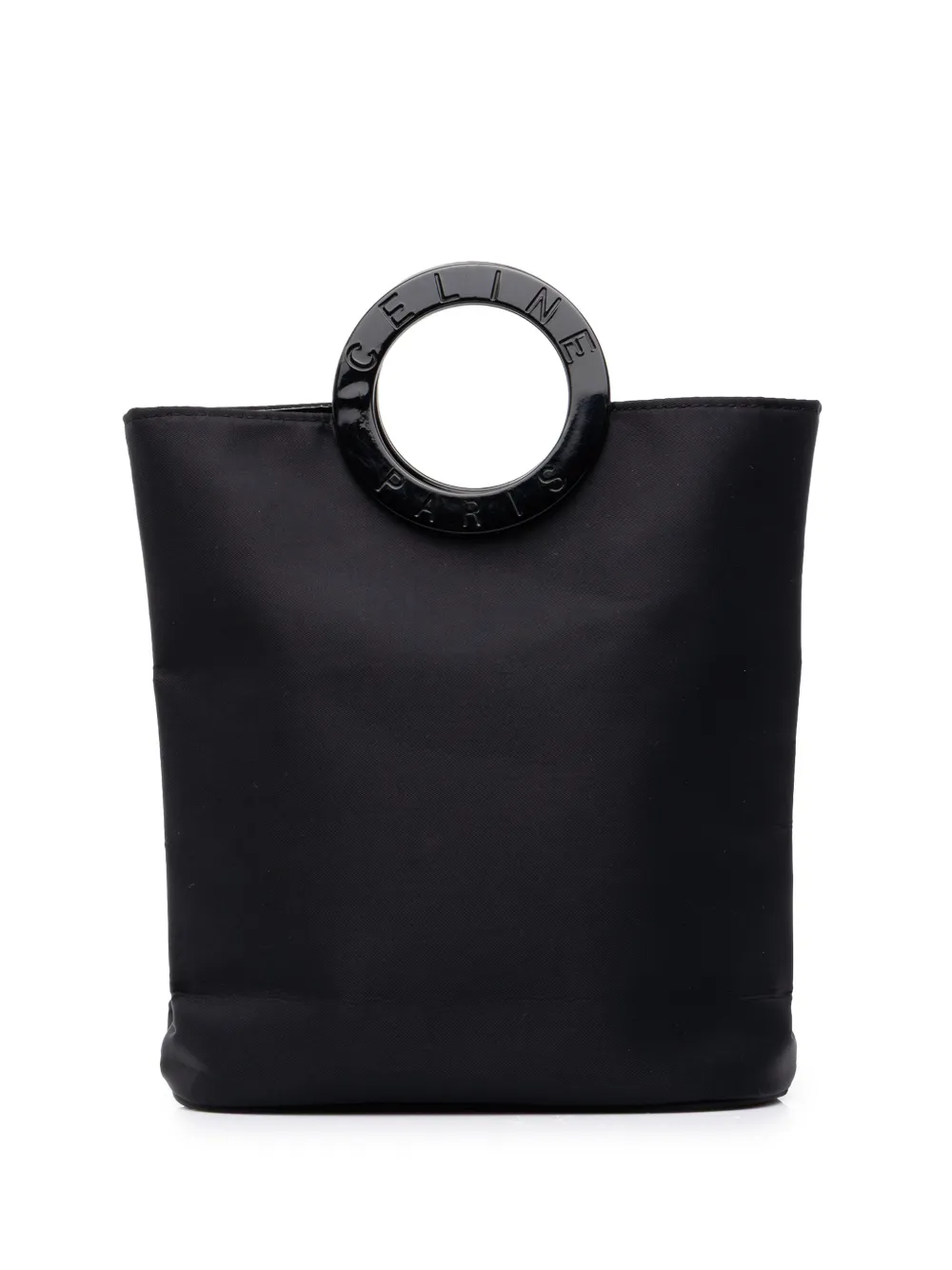 Celine Pre-Owned 20th Century Nylon Ring handbag - Black