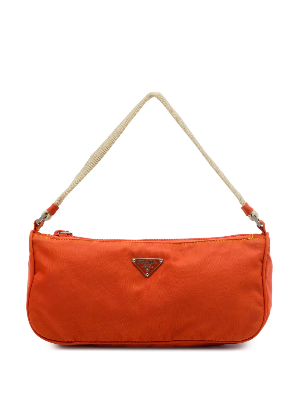 Prada Pre-Owned 2000-2013 Tessuto Pochette shoulder bag - Orange