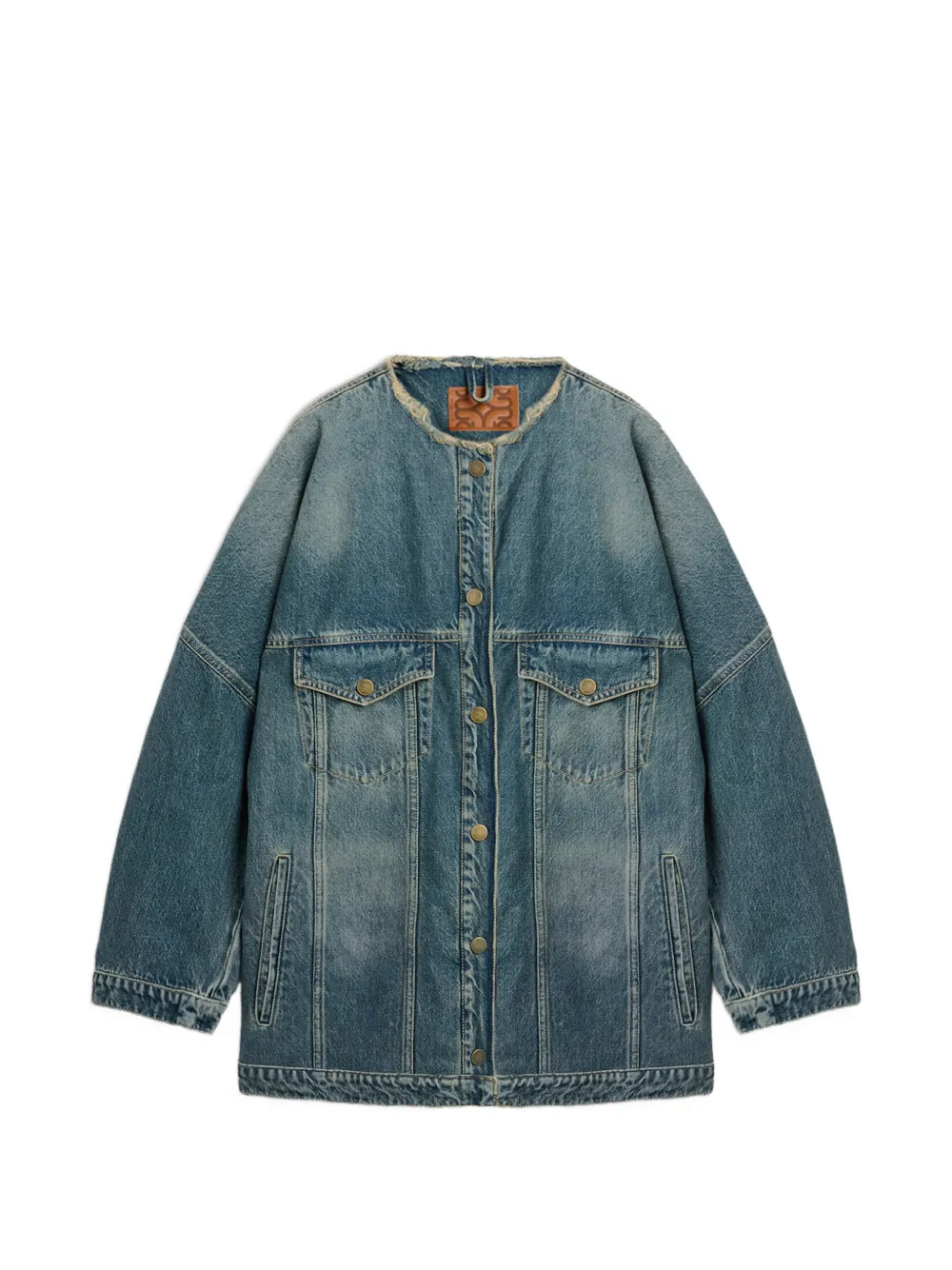 MOMONÌ Heima oversized denim jacket - Blau