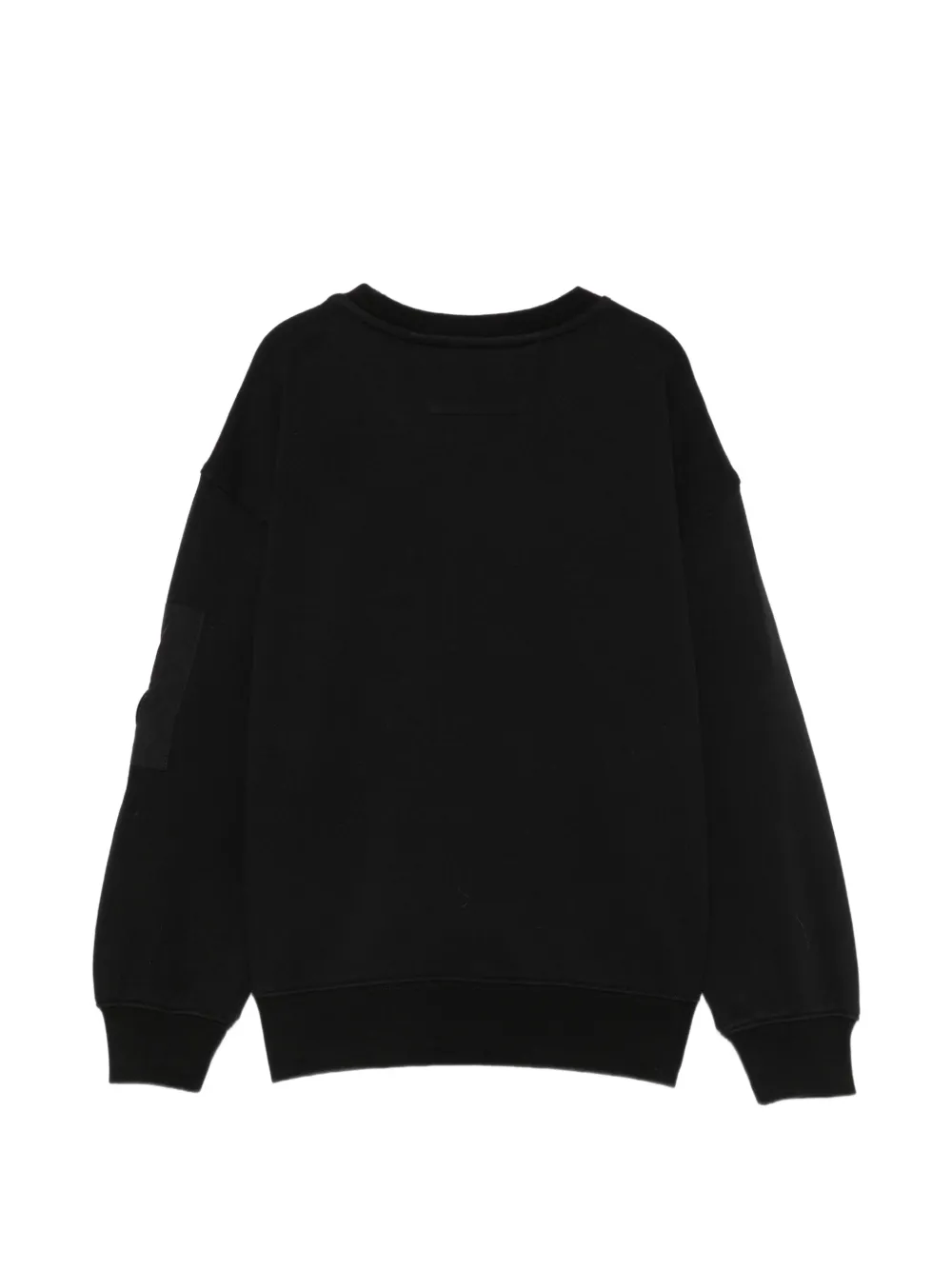 C.P. Company Kids Lens-detail panelled sweater Zwart
