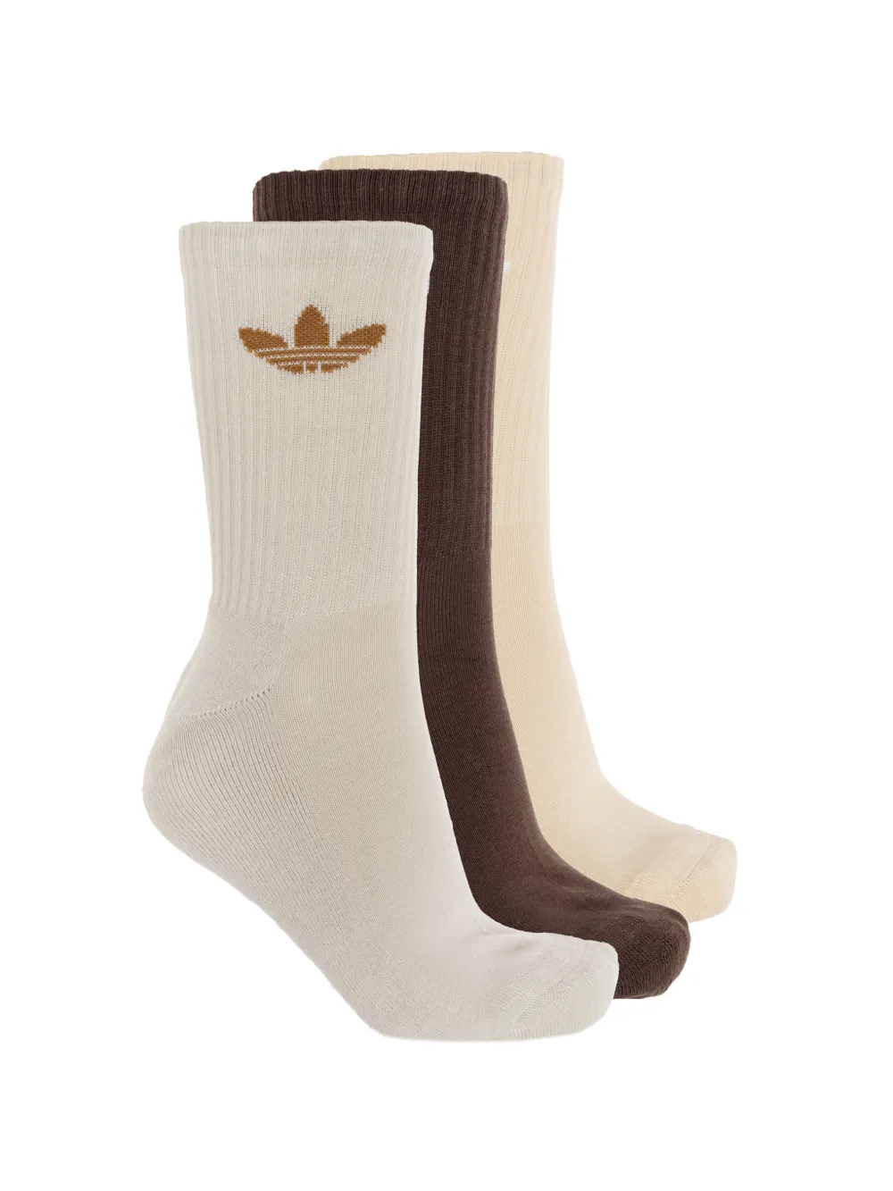 adidas Trefoil cushion crew socks (set of six) - Toni neutri