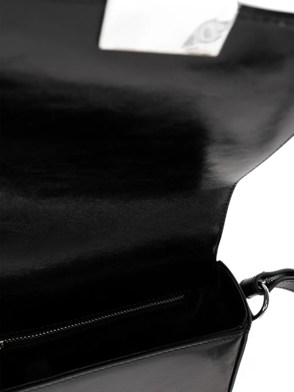 Off-White Binder leather shoulder bag Zwart