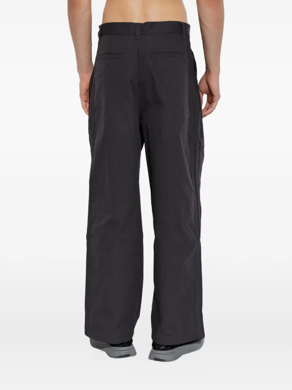 adidas triple pleated pants Zwart