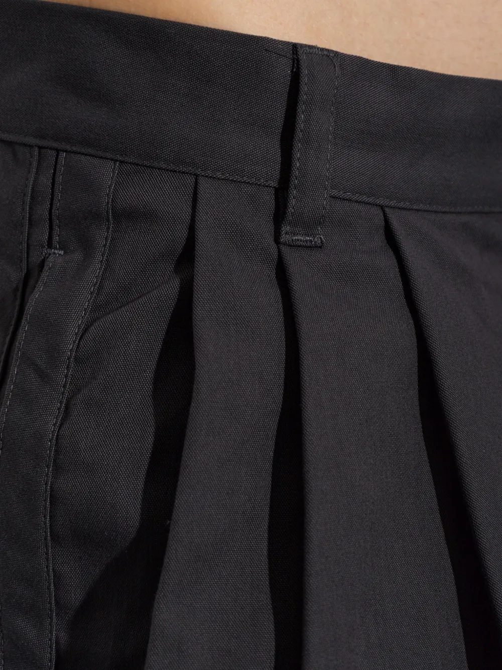 adidas triple pleated pants Zwart