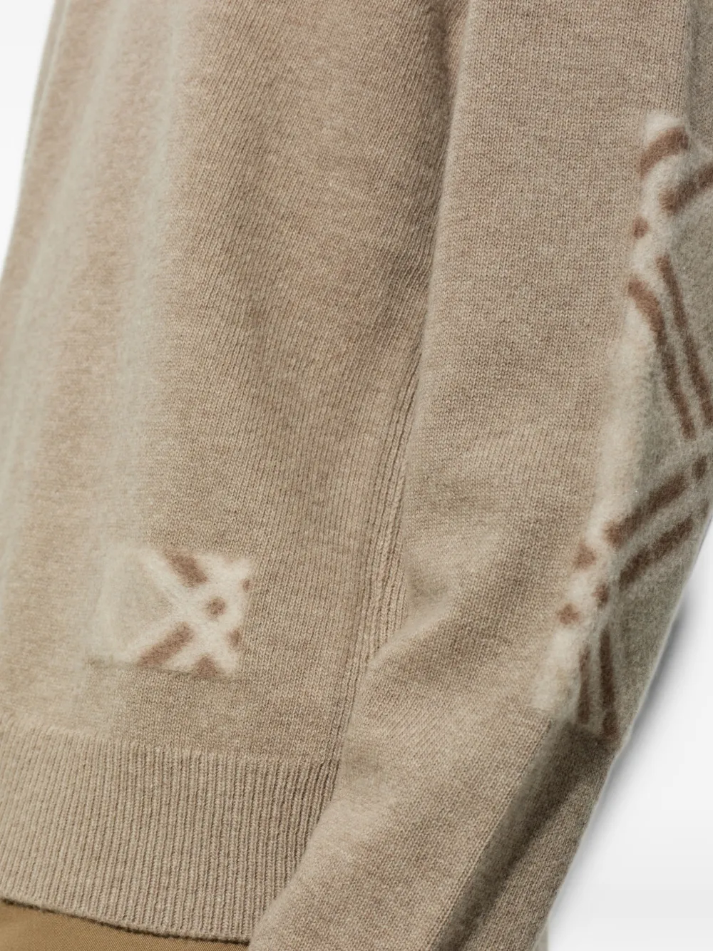 Burberry crew-neck wool sweater Bruin