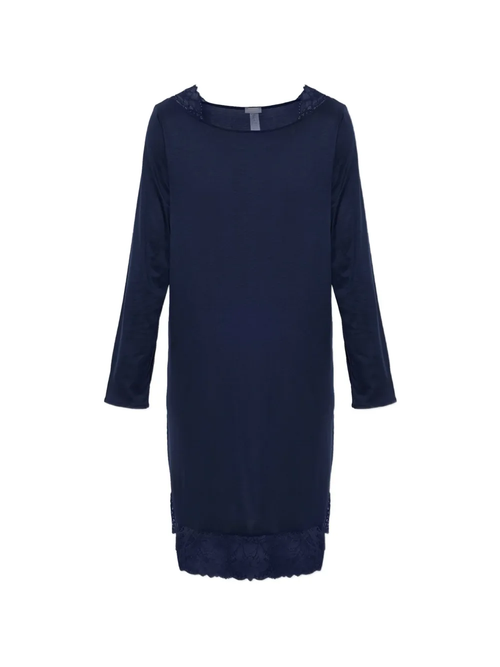Hanro Azelia lace-trim nightdress - Blau