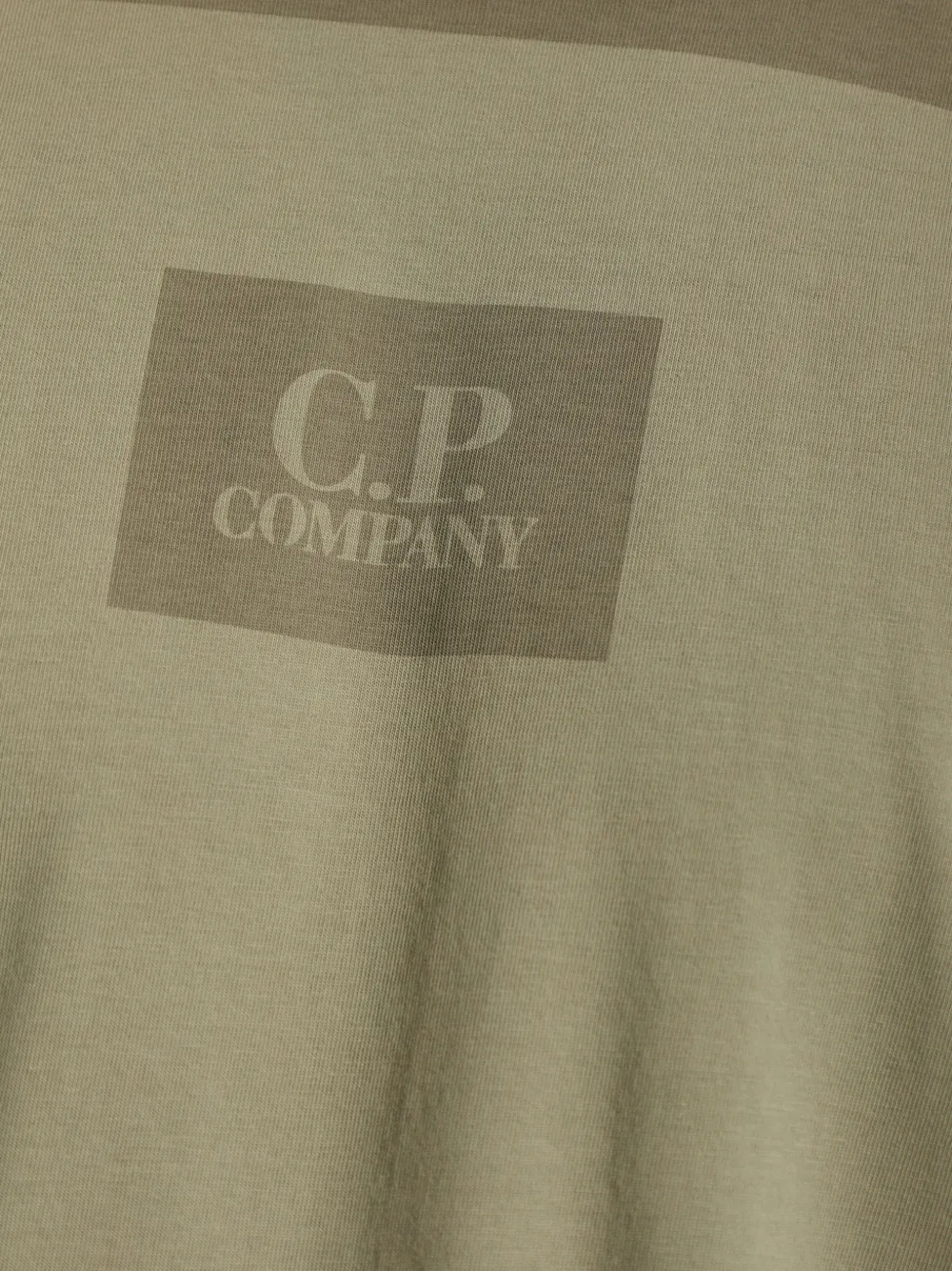 C.P. Company 24 1 jersey short-sleeve chest logo T-Shirt Groen
