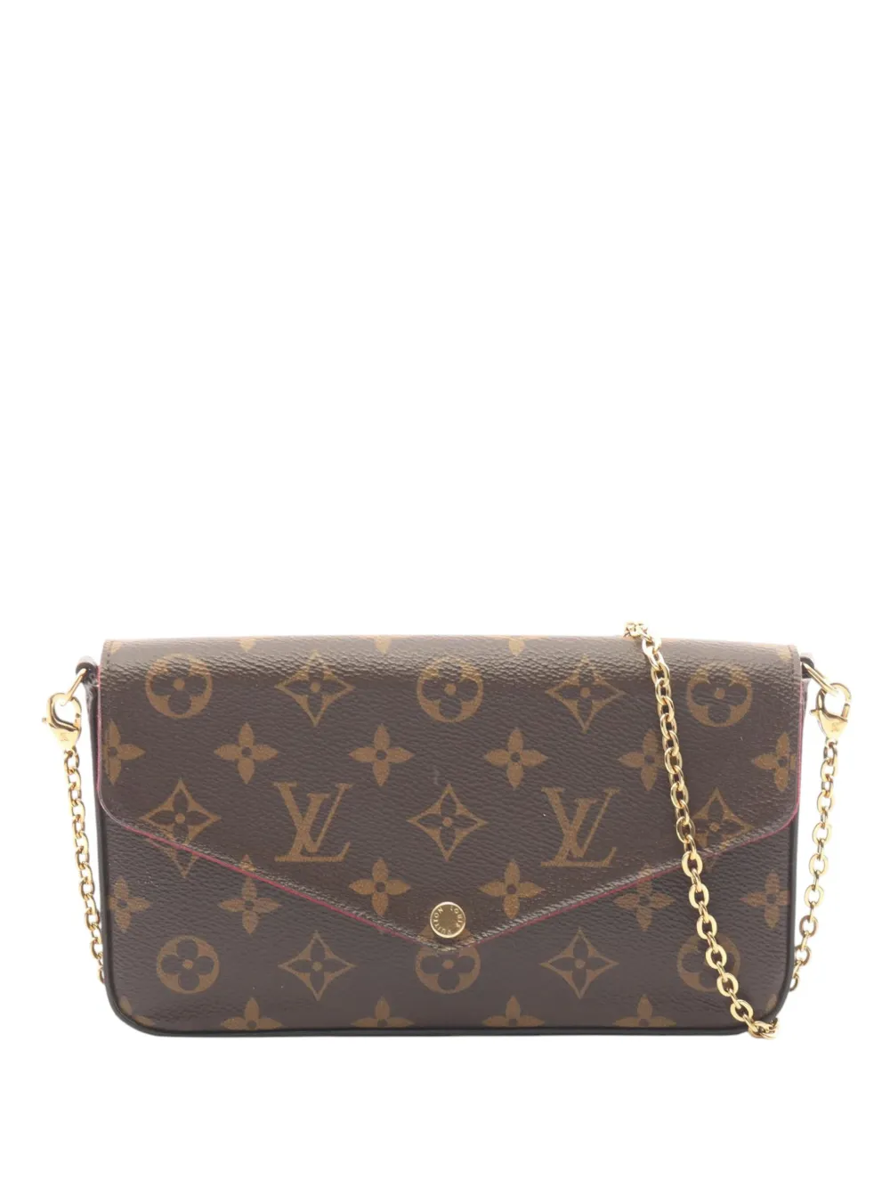 Louis Vuitton Pre-Owned 2019 Monogram Pochette Felicie crossbody bag - Marron