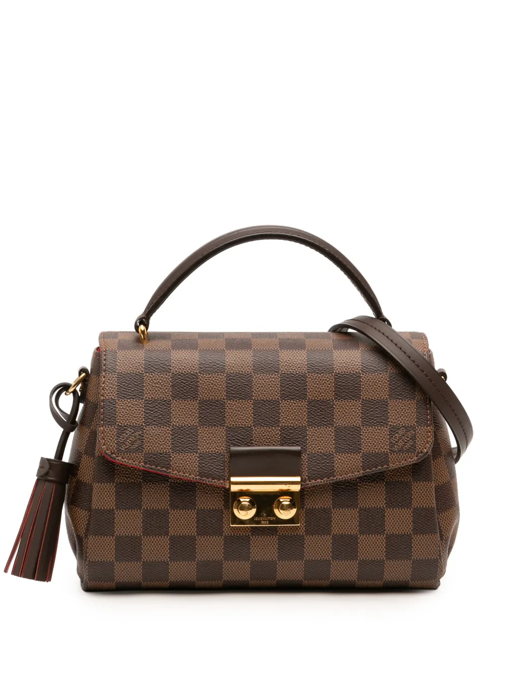 Louis Vuitton Pre-Owned 2017 Damier Ebene Croisette satchel - Marrone