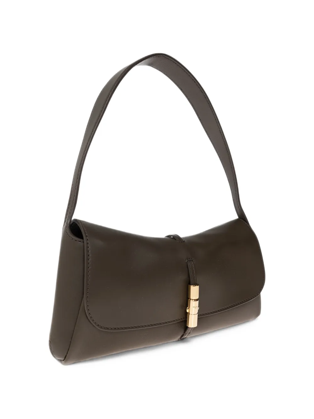 Balmain Metropolis leather shoulder bag Groen