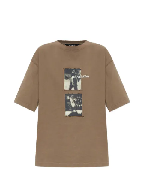 MISBHV graphic-print raw-edge T-shirt