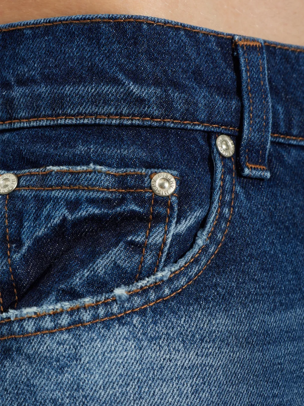 MISBHV straight-leg jeans Blauw
