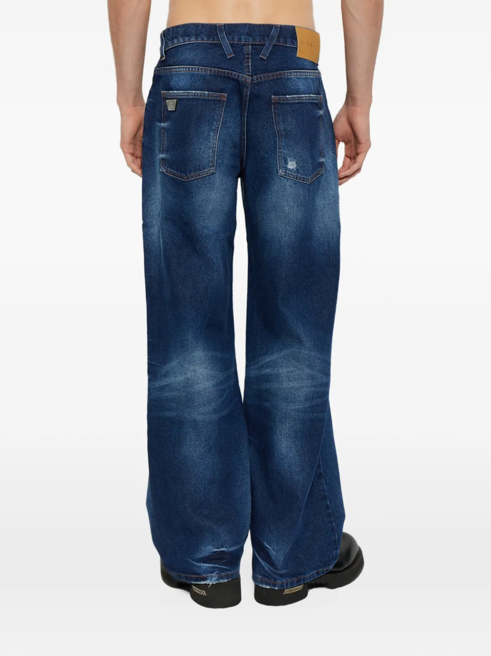 MISBHV straight-leg jeans Blauw