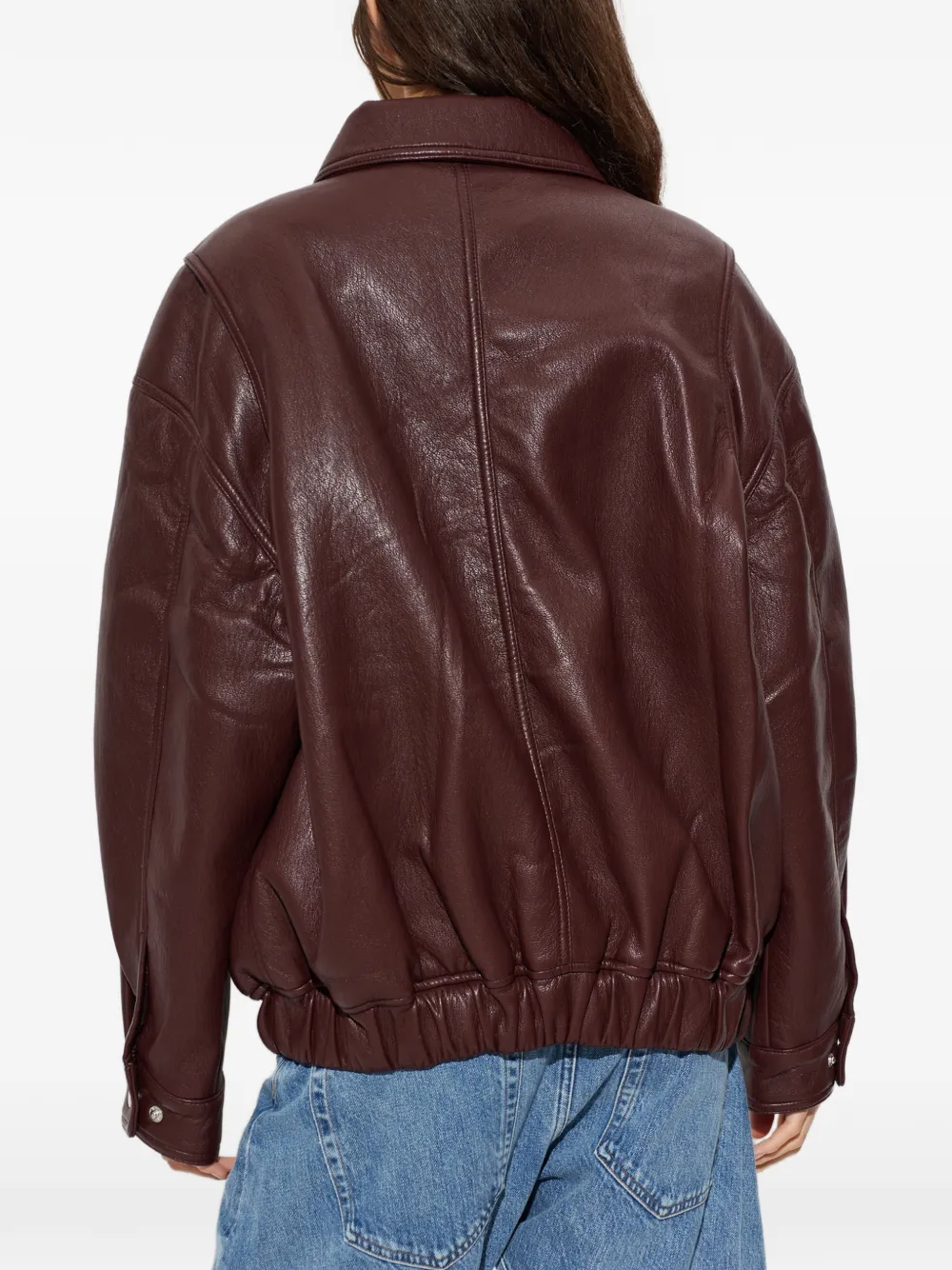 AGOLDE Ona bomber jacket Rood