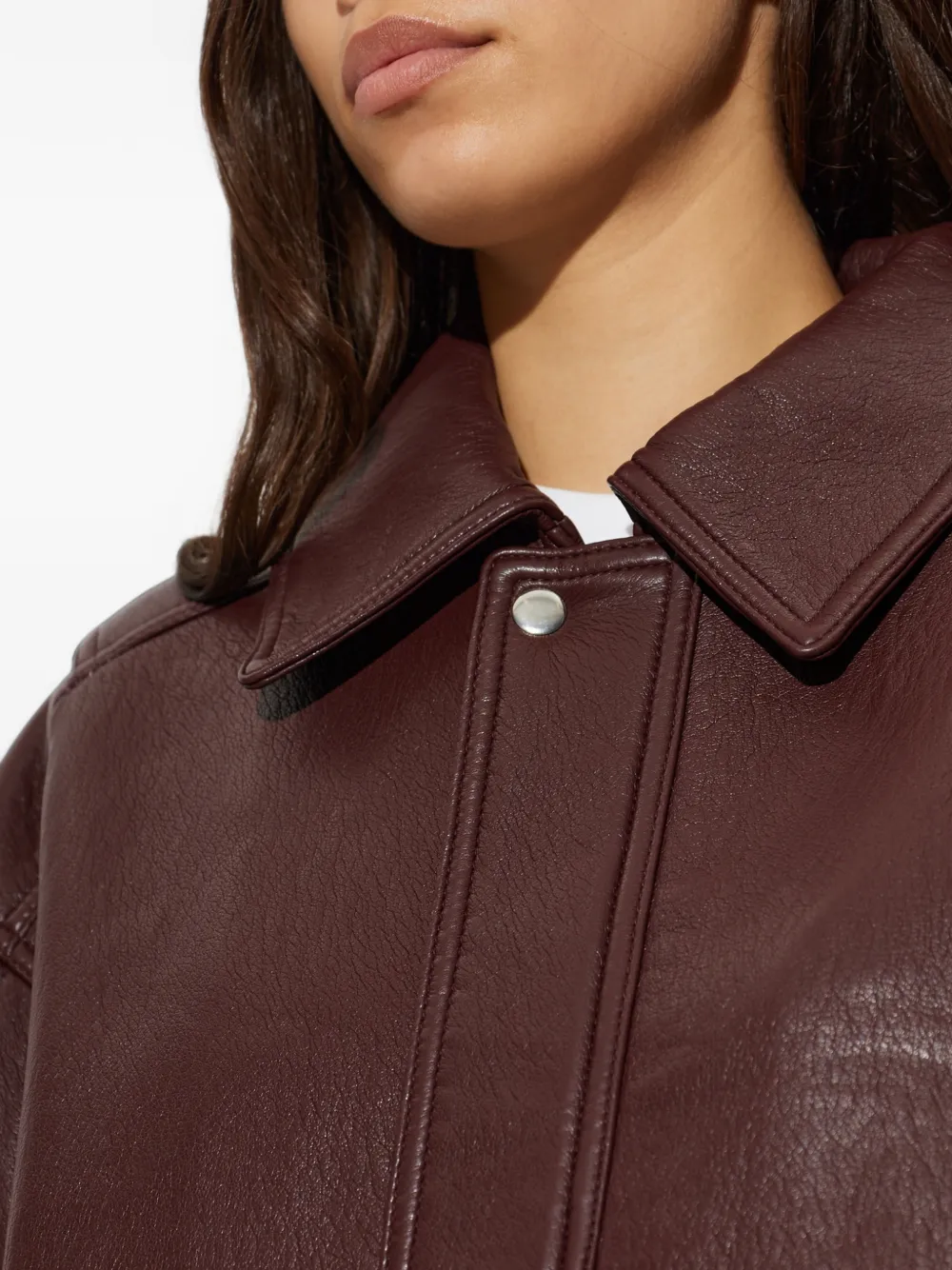 AGOLDE Ona bomber jacket Rood