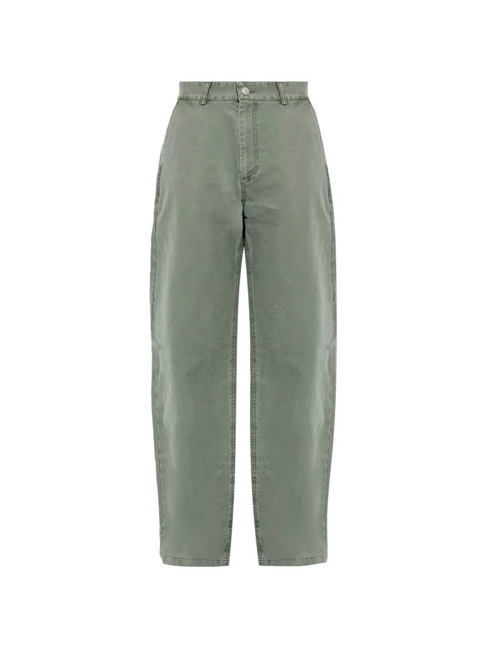 MISBHV logo-plaque straight-cut trousers Groen