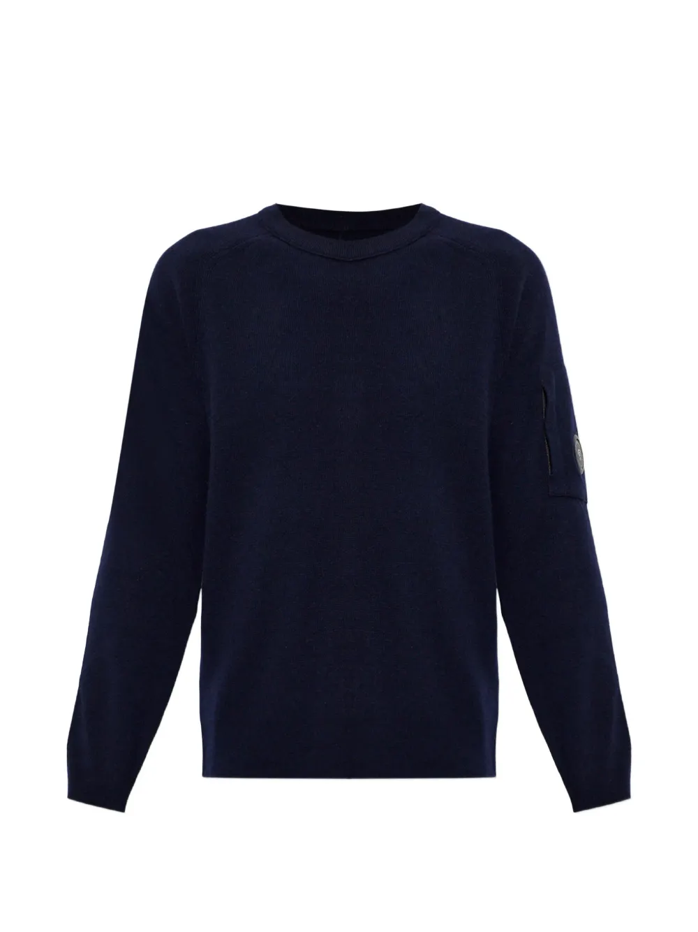 C.P. Company lens-detail raglan-sleeve sweater - Blu