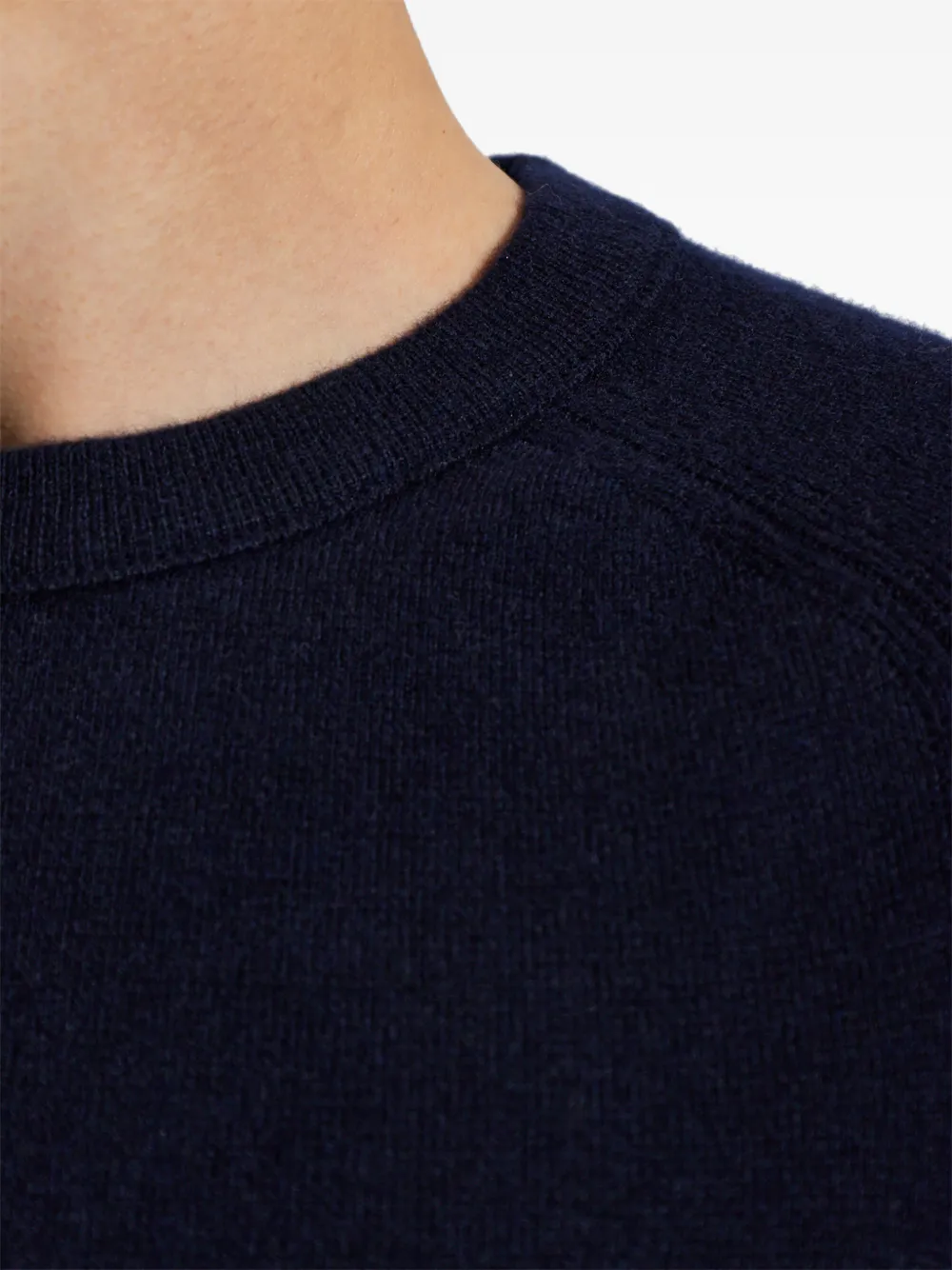 C.P. Company lens-detail raglan-sleeve sweater Blauw