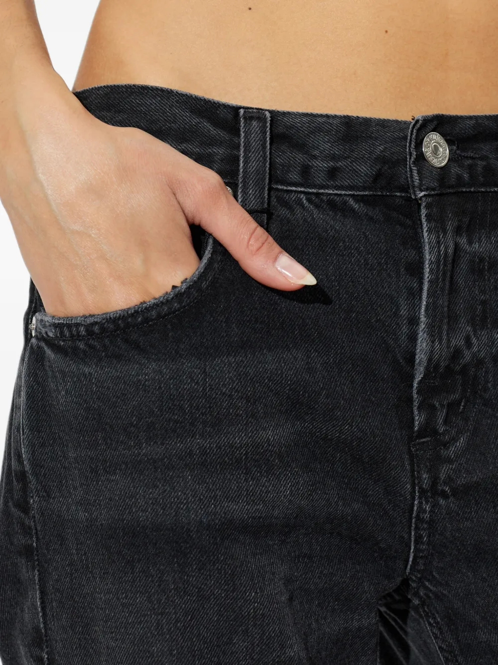 Citizens of Humanity Faye straight-leg jeans Zwart