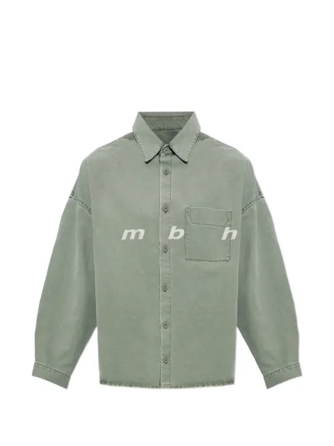 MISBHV logo-print denim shirt