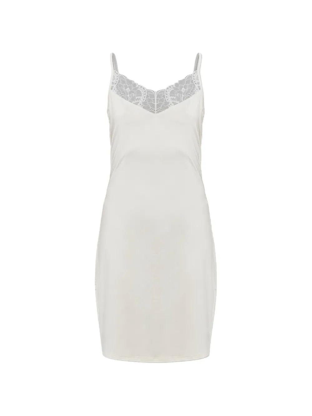 Hanro Azelia lace-trim nightdress - Nude