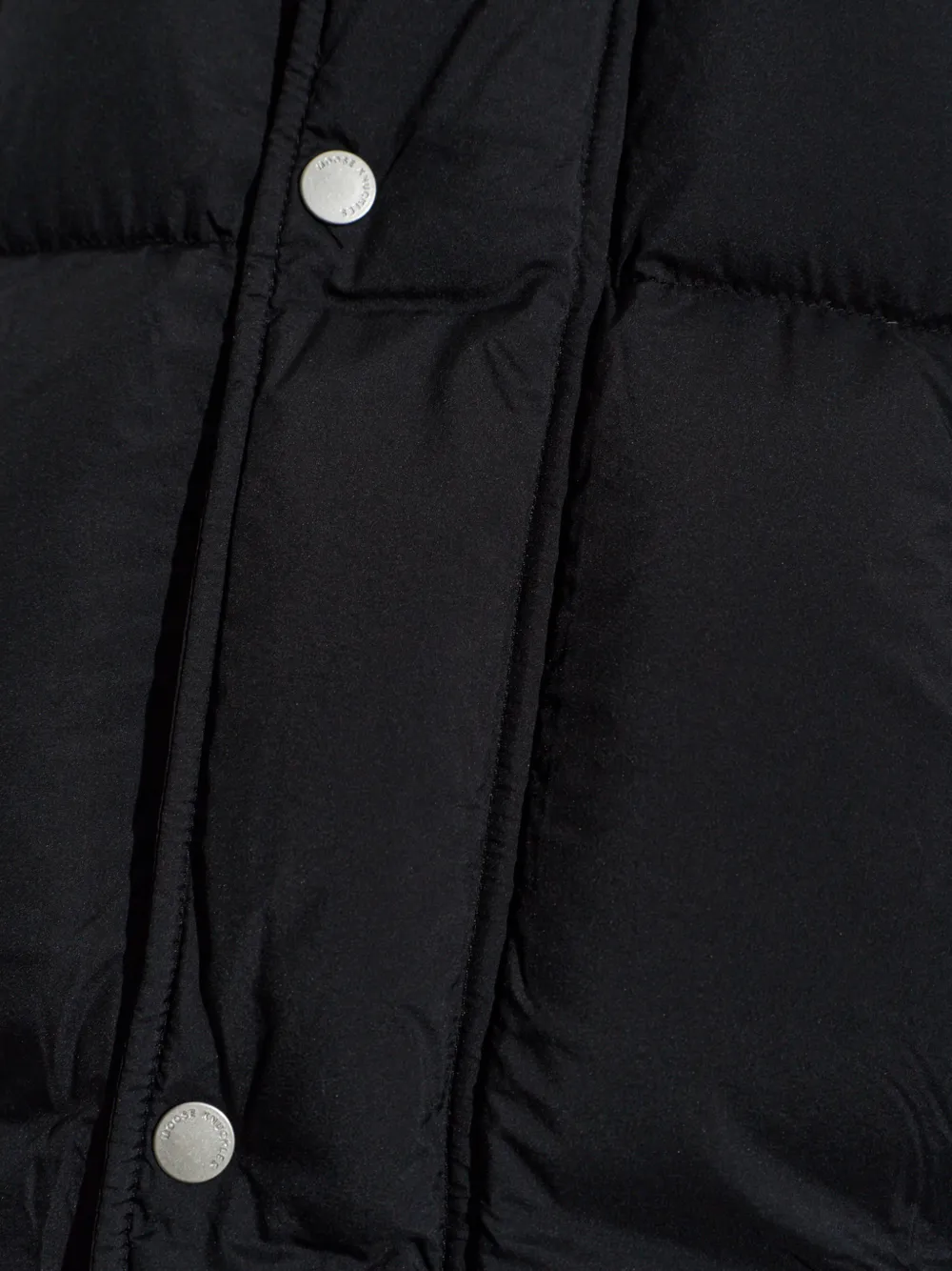 Moose Knuckles quilted high-neck padded jacket Zwart