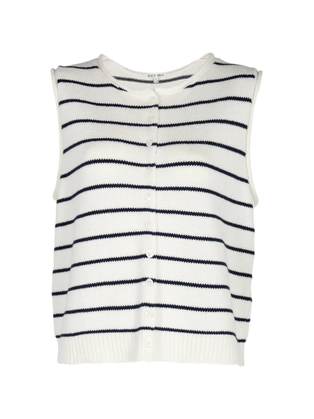 Alex Mill striped button-up vest - Toni neutri