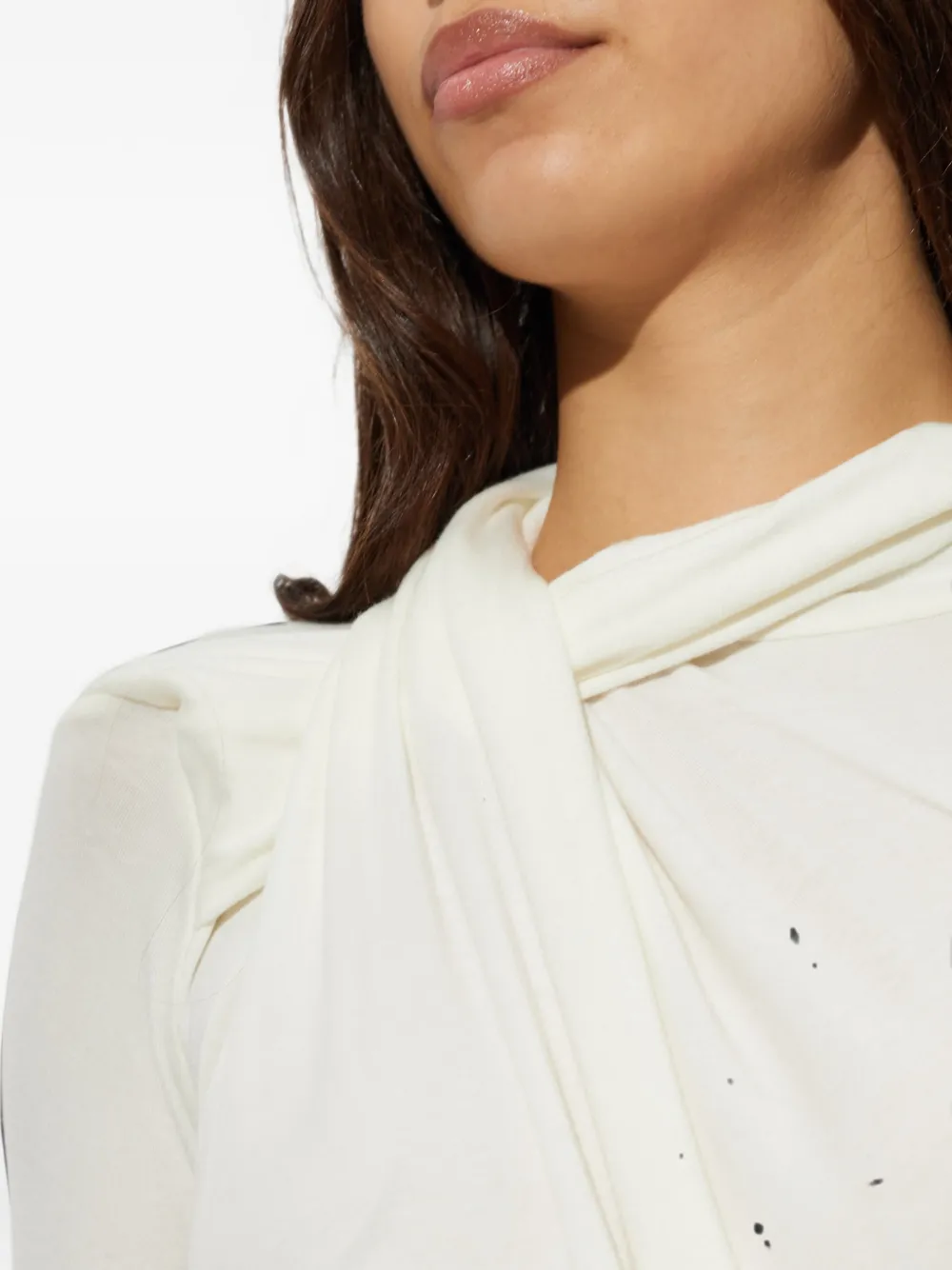 Citizens of Humanity Sculptural long-sleeve bodysuit Beige