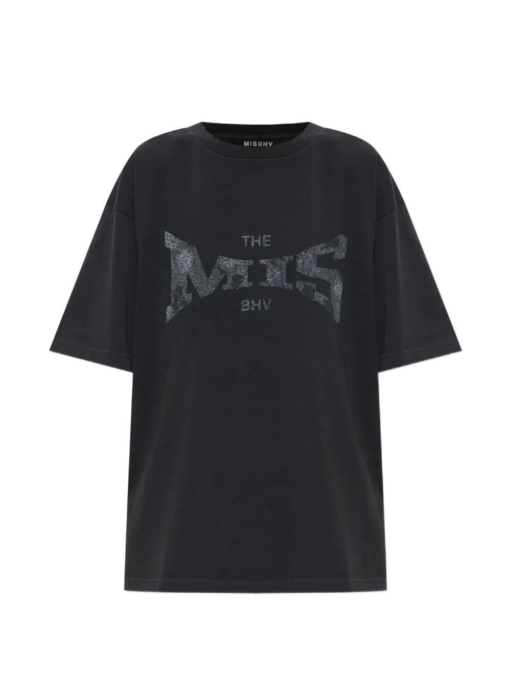 MISBHV logo-print T-shirt Zwart