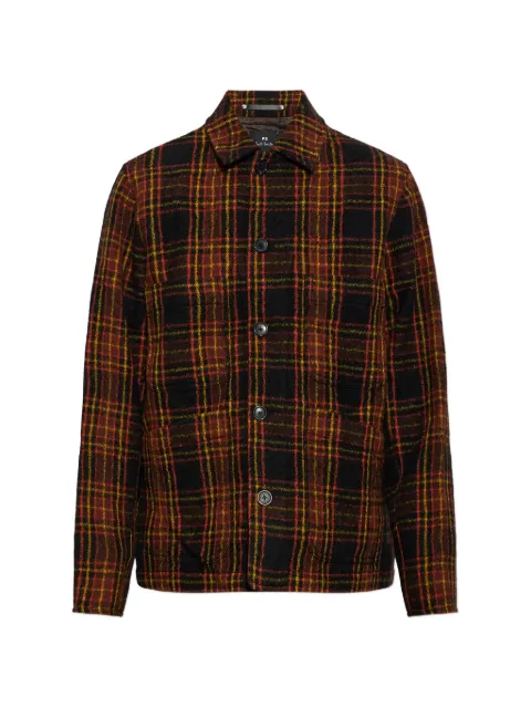 PS Paul Smith tartan wool shirt jacket