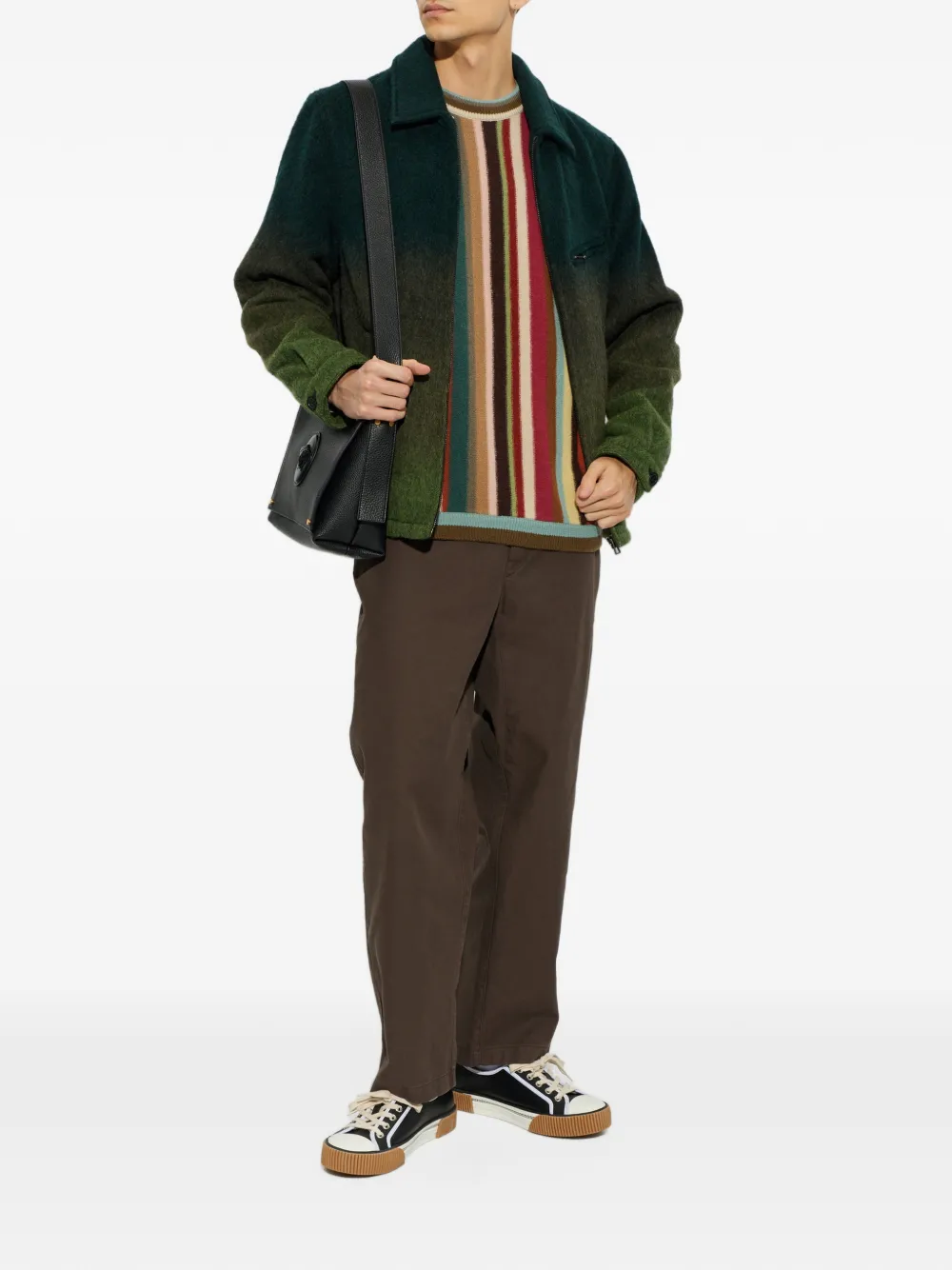 PS Paul Smith Ombré shirt jacket Groen