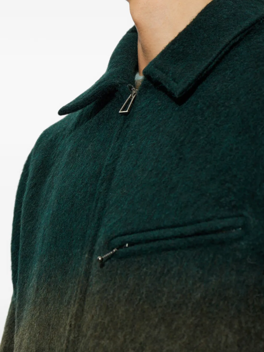 PS Paul Smith Ombré shirt jacket Groen