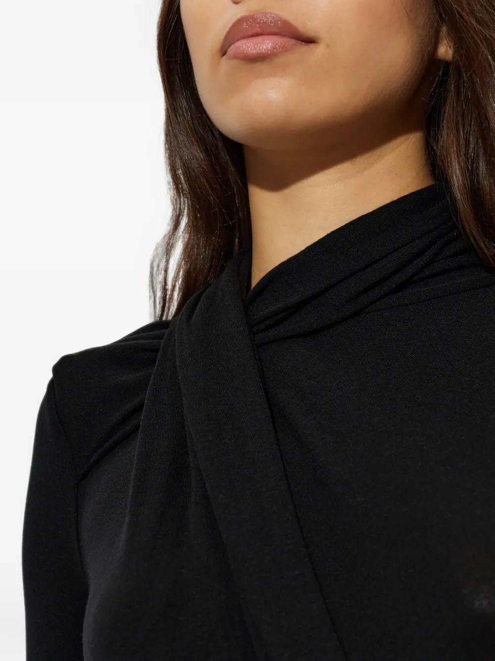 Citizens of Humanity Sculptural long-sleeve bodysuit Zwart