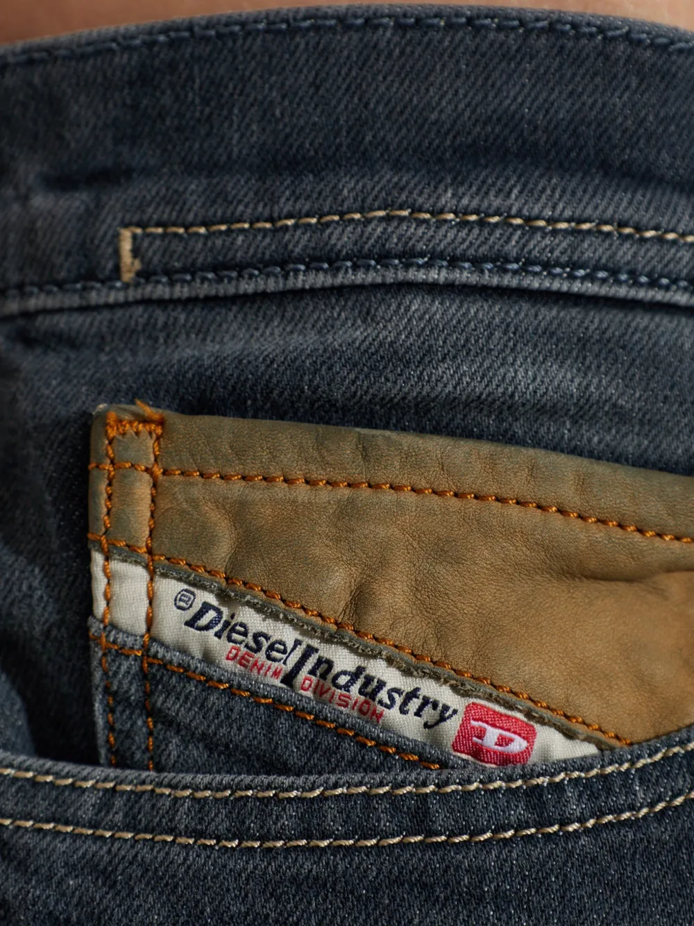 Diesel regular jeans regular waist 2023 D-Finitive Blauw
