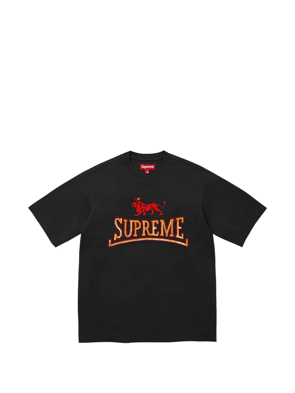 Supreme Milan T-shirt verfraaid met pailletten Zwart