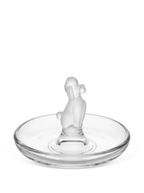 CRISTAL DE SEVRES poodle-detail crystal trinket dish