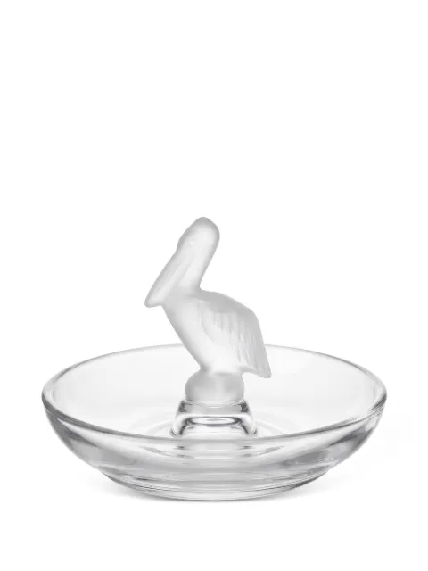 CRISTAL DE SEVRES pelican-detail crystal bowl