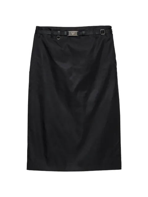 Prada jupe crayon Re-Nylon