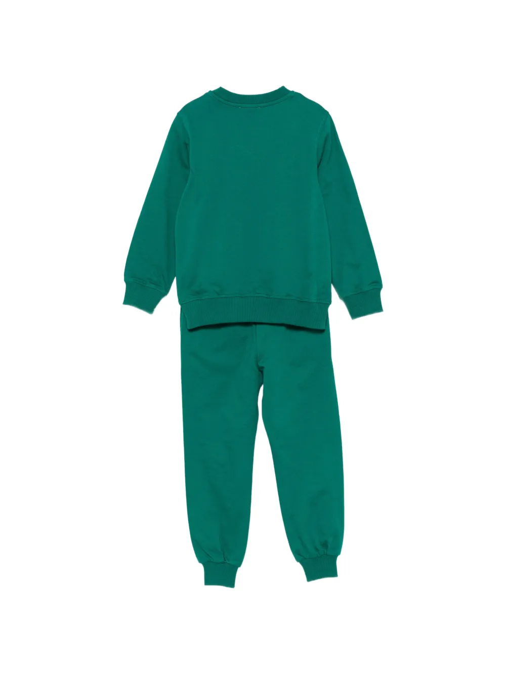 Moschino Kids logo-print tracksuit Groen