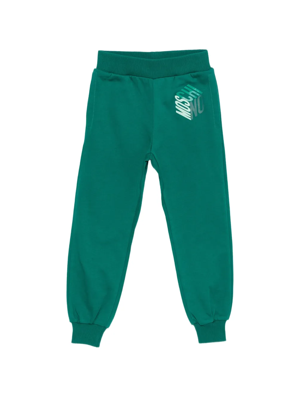 Moschino Kids logo-print tracksuit Groen