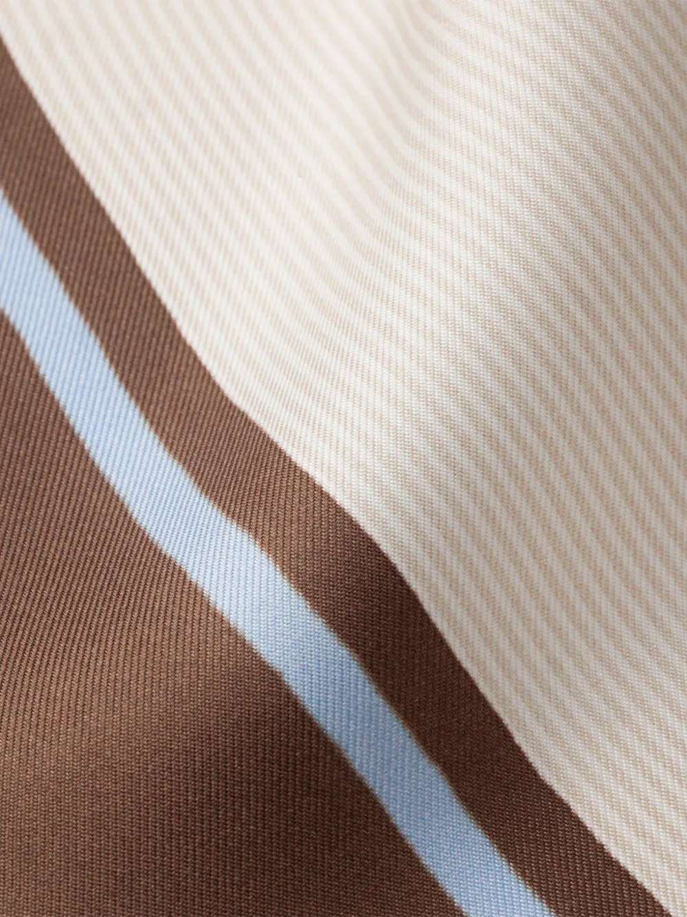 Prada printed twill scarf Beige
